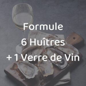Formule 6 Huîtres & 1 Verre de vin